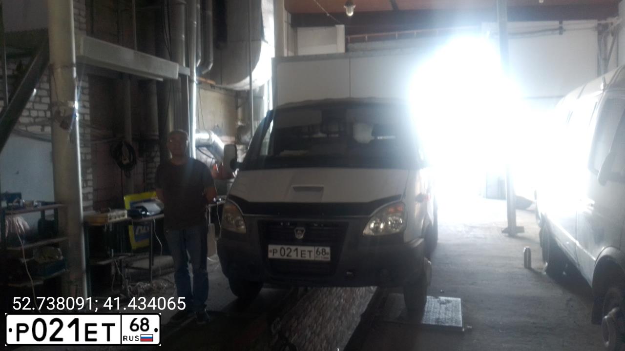 Фото автомобиля ГАЗ 2790, 2006 — госномер Р021ЕТ68. Цвет: Белый
