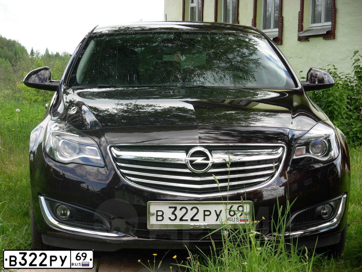 Фото автомобиля OPEL INSIGNIA, 2014 — госномер В322РУ69. Цвет: Коричневый