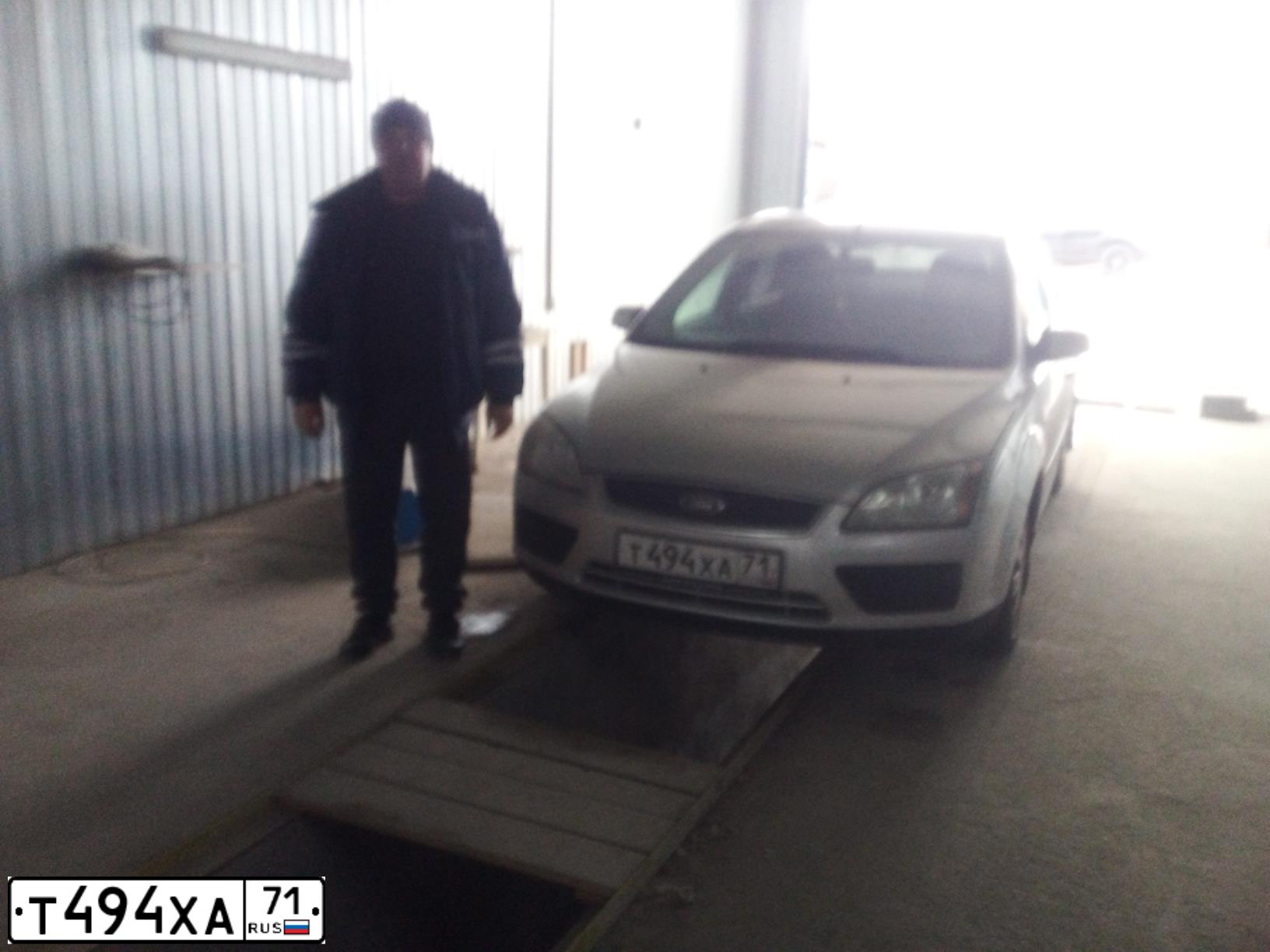 Фото автомобиля FORD FOCUS, 2007 — госномер Т494ХА71. Цвет: СЕРЕБРИСТЫЙ
