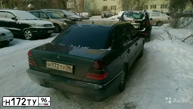 Фото автомобиля MERCEDES C-KLASSE, 1998 — госномер Н172ТУ96. Цвет: ТЕМНО-ЗЕЛЕНЫЙ