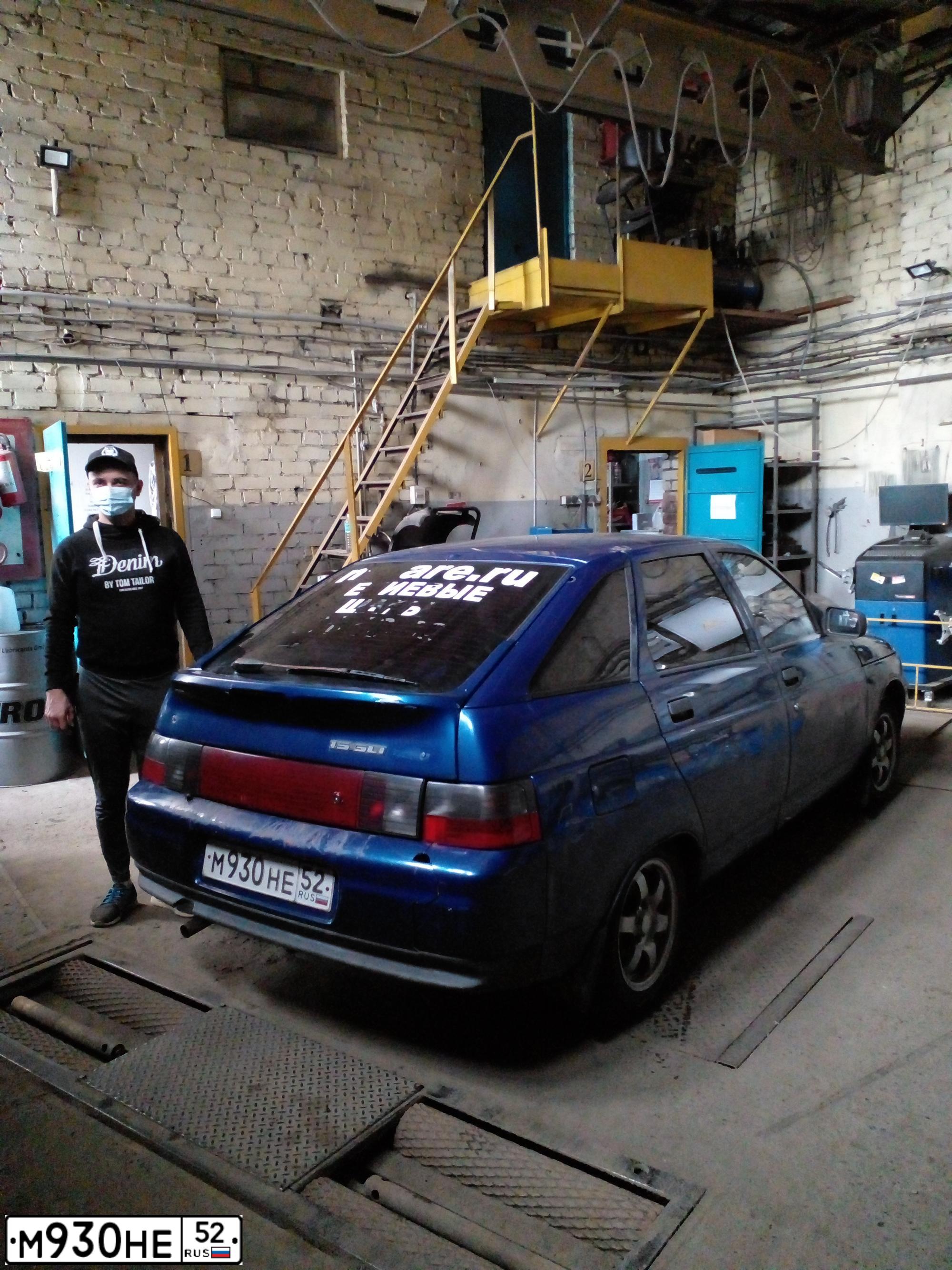 Фото автомобиля LADA 2112, 2001 — госномер Р142УА33. Цвет: синий