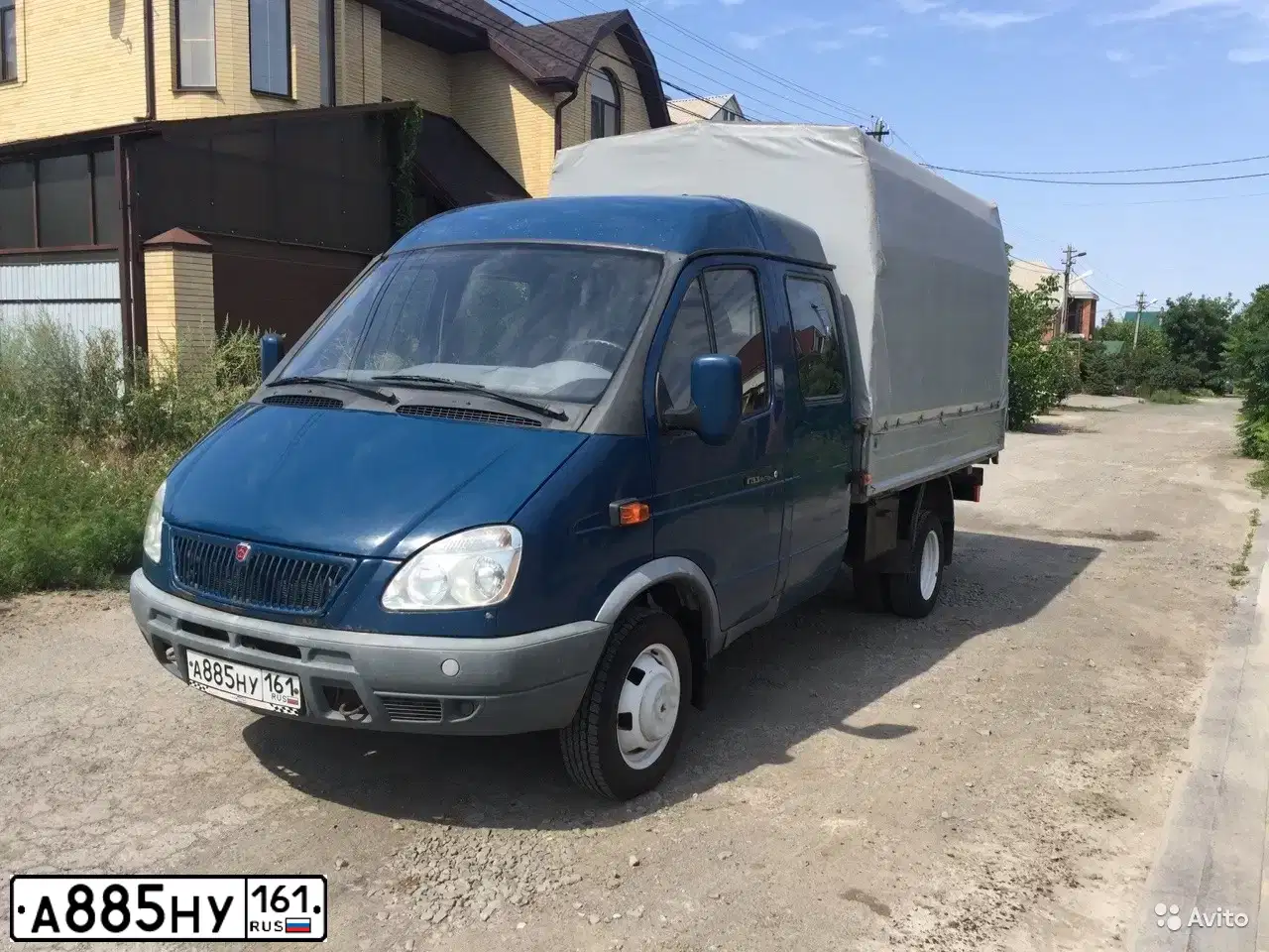 Фото автомобиля GAZ 3302 EL, 2008 — госномер А885НУ161. Цвет: ТЕМНО-СИНИЙ