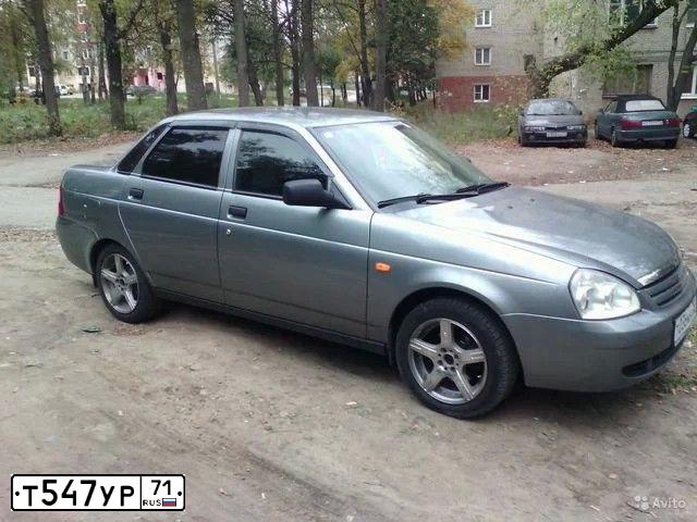 Фото автомобиля LADA 2170 PRIORA, 2008 — госномер Т547УР71. Цвет: средний серо-зеленый металлик