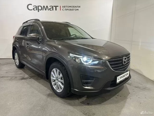 Фото автомобиля MAZDA CX-5, 2016 — госномер С808НО55. Цвет: Коричневый