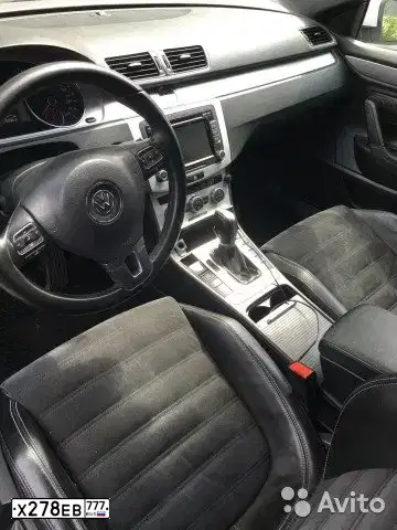 Фото автомобиля VOLKSWAGEN CC, 2012 — госномер Х849ОА31. Цвет: Белый