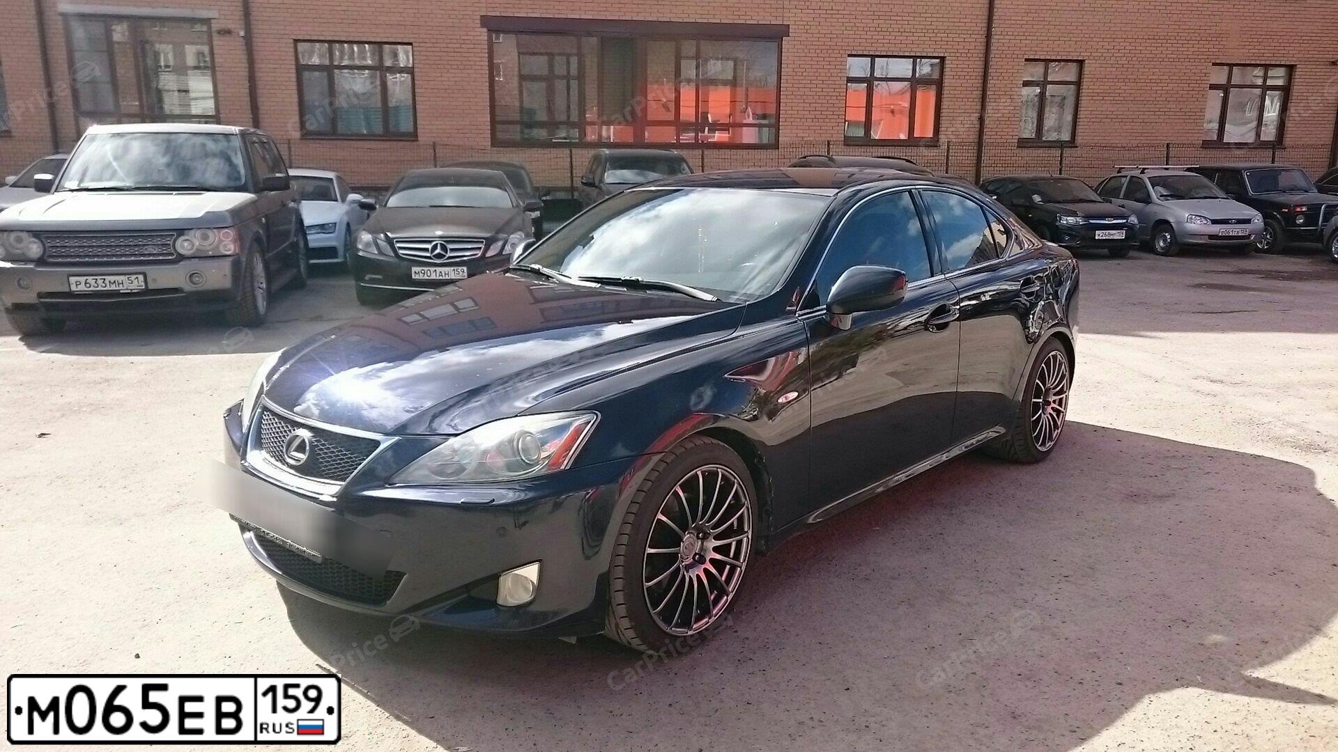 Фото автомобиля LEXUS IS, 2007 — госномер М065ЕВ159. Цвет: ТЕМНО-ГОЛУБОЙ