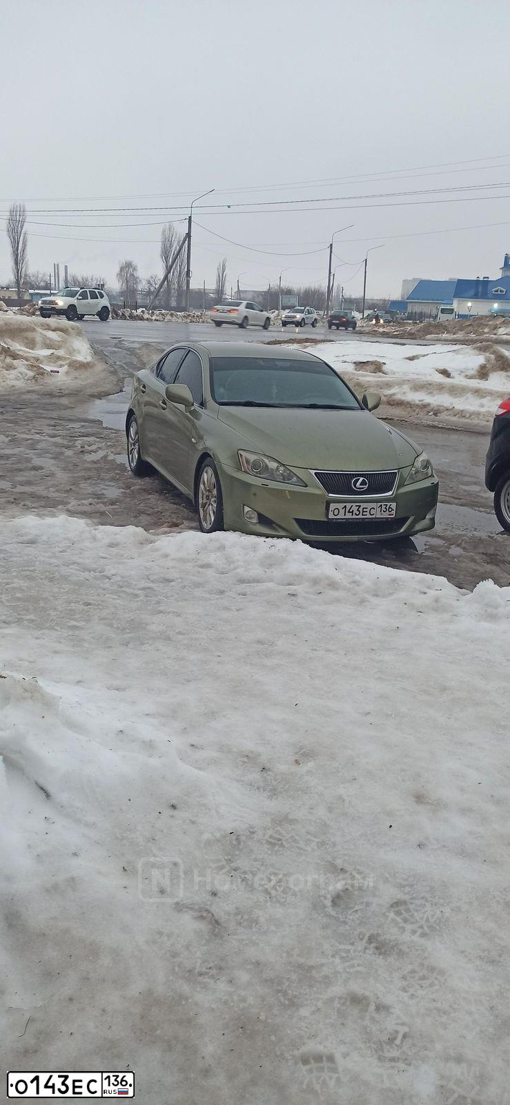 Фото автомобиля LEXUS IS, 2007 — госномер Р588ВО197. Цвет: ОЛИВКОВЫЙ