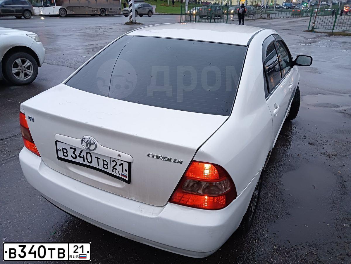 Фото автомобиля TOYOTA COROLLA, 2001 — госномер А932МВ155