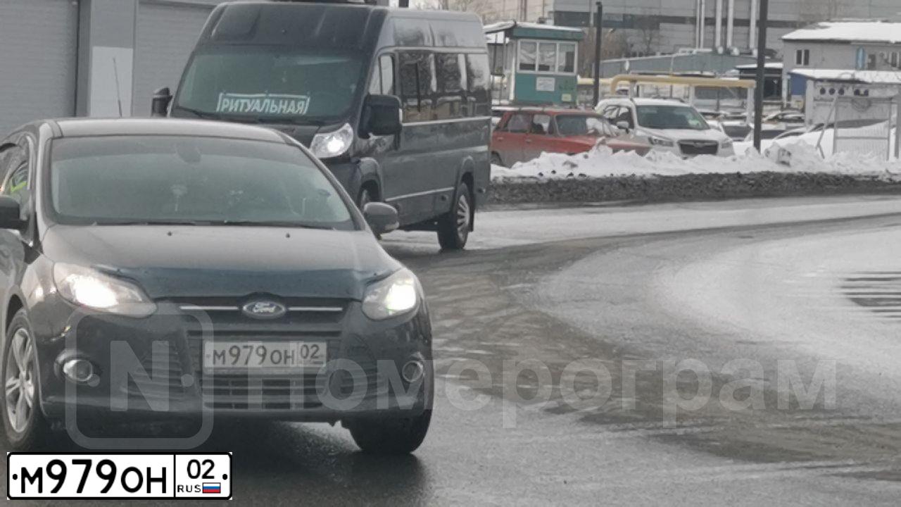 Фото автомобиля FORD FOCUS, 2012 — госномер М979ОН02. Цвет: ЧЕРНЫЙ
