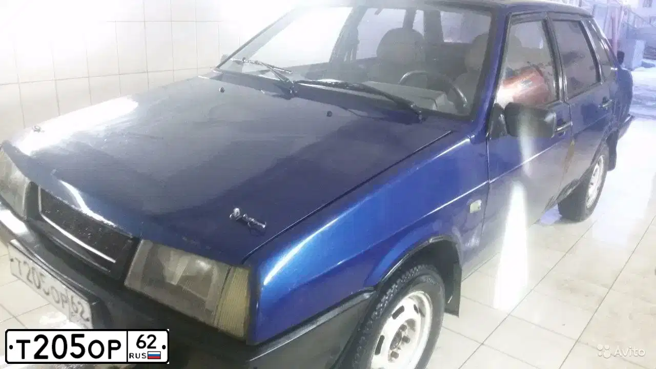 Фото автомобиля LADA 2109 SAMARA, 2002 — госномер Т205ОР62. Цвет: СЕРЕБРИСТЫЙ ЯРКО-СИНИЙ