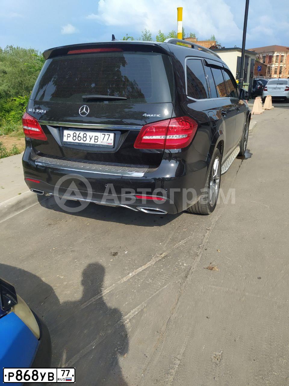 Фото автомобиля MERCEDES GL-KLASSE, 2009 — госномер В863НО799. Цвет: ЧЕРНЫЙ