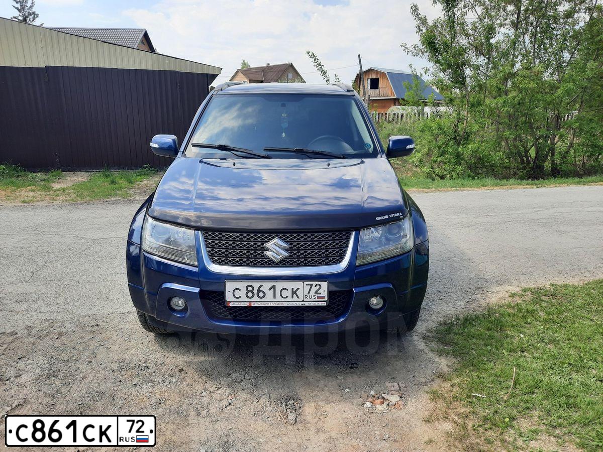 Фото автомобиля SUZUKI /GRAND/ VITARA, 2010 — госномер С861СК72. Цвет: синий