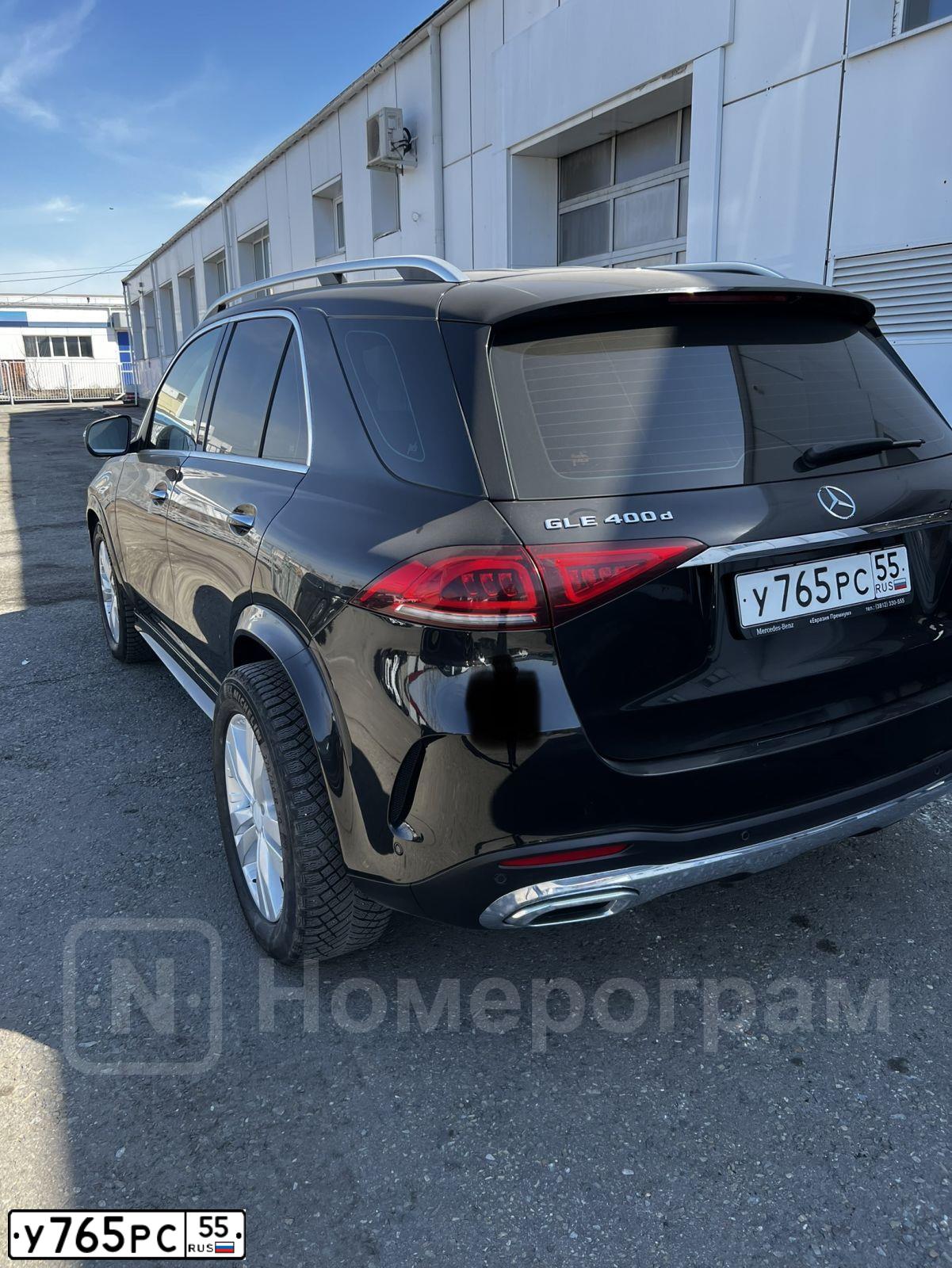 Фото автомобиля MERCEDES-BENZ GLE400, 2020 — госномер О612СМ797. Цвет: ЧЕРНЫЙ