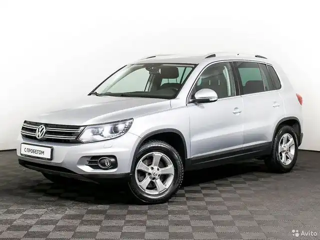 Фото автомобиля VOLKSWAGEN ФОЛЬКСВАГЕН ТИГУАН, 2011 — госномер К254СТ21. Цвет: СЕРЫЙ