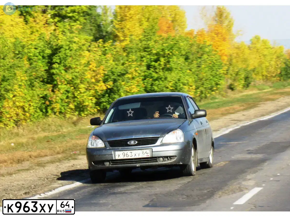 Фото автомобиля LADA 2170 PRIORA, 2007 — госномер К543ЕК164. Цвет: СРЕДНИЙ СЕРО-ЗЕЛЕНЫЙ МЕТ.