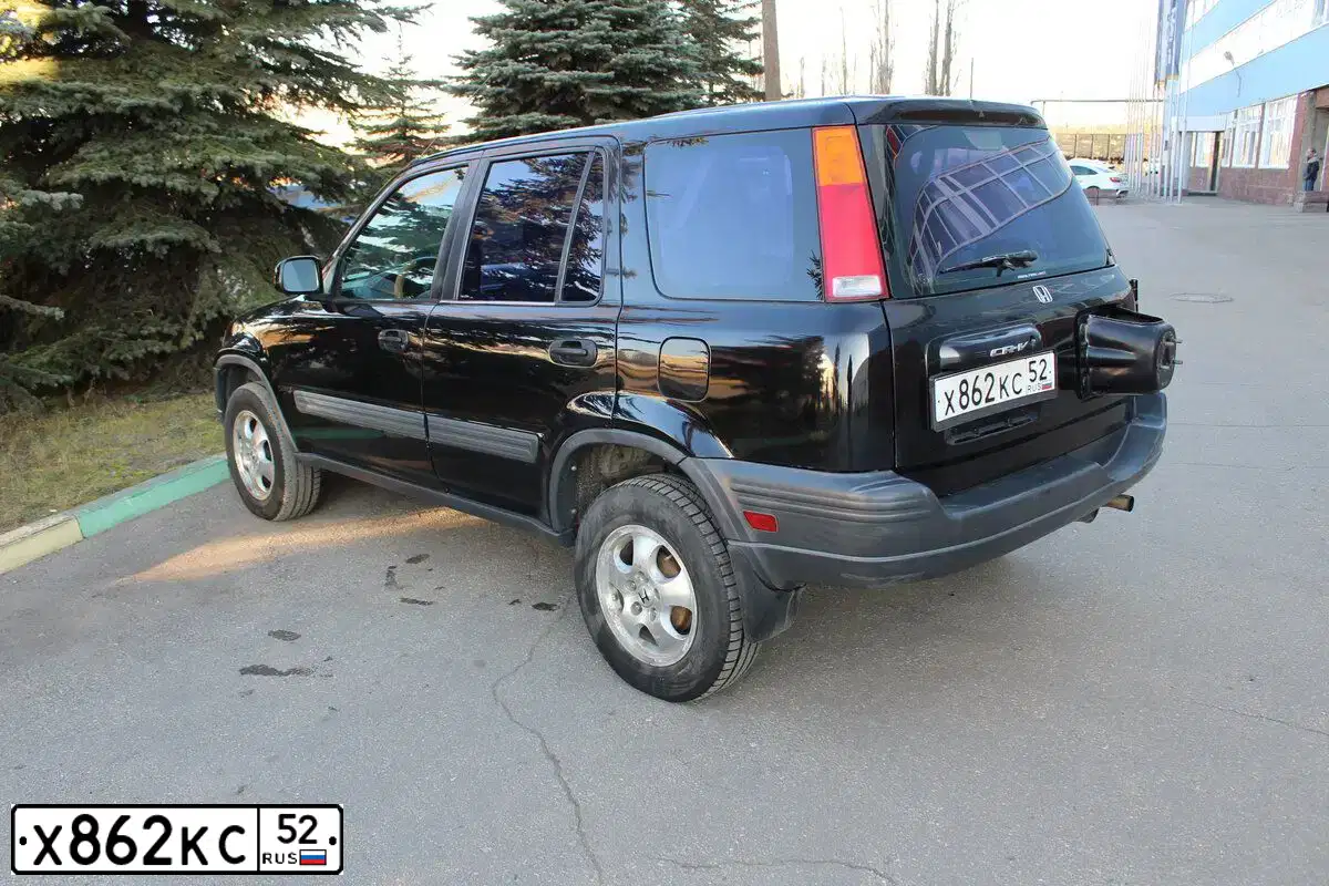 Фото автомобиля HONDA CR-V, 2001 — госномер У535ВЕ152. Цвет: ЧЕРНЫЙ
