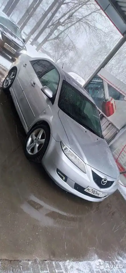 Фото автомобиля MAZDA 6, 2005 — госномер Р045ВК250. Цвет: Белый