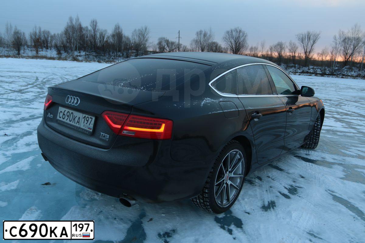 Фото автомобиля AUDI A5, 2015 — госномер Р372НО27. Цвет: ЧЕРНЫЙ