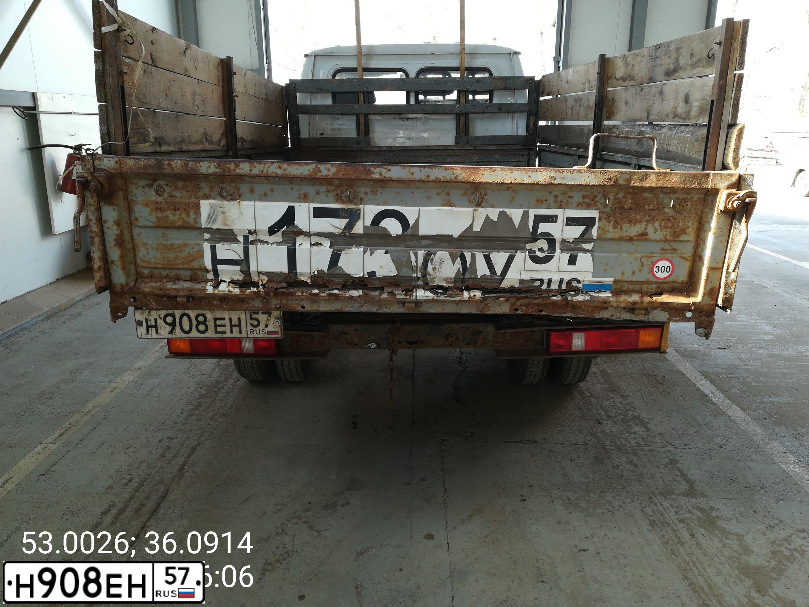 Фото автомобиля GAZ 3302 EL, 2002 — госномер Н908ЕН57. Цвет: СНЕЖНО-БЕЛЫЙ