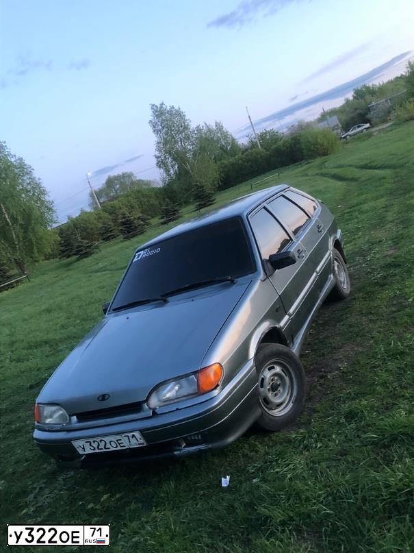 Фото автомобиля LADA 2114 SAMARA, 2005 — госномер У322ОЕ71. Цвет: СРЕДНИЙ СЕРО-ЗЕЛЕНЫЙ МЕТ