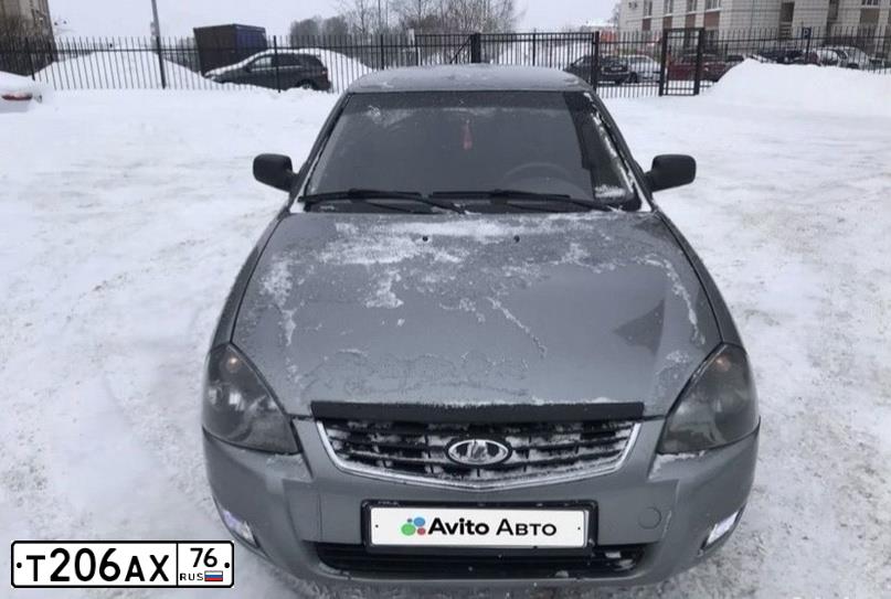 Фото автомобиля LADA PRIORA, 2008 — госномер О733КС76