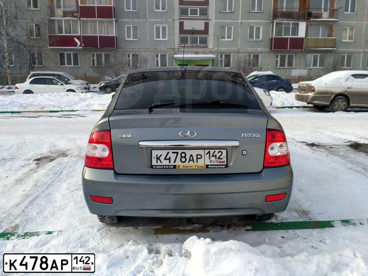 Фото автомобиля LADA 2172 PRIORA, 2012 — госномер К478АР142. Цвет: средний серо-зеленый металлик
