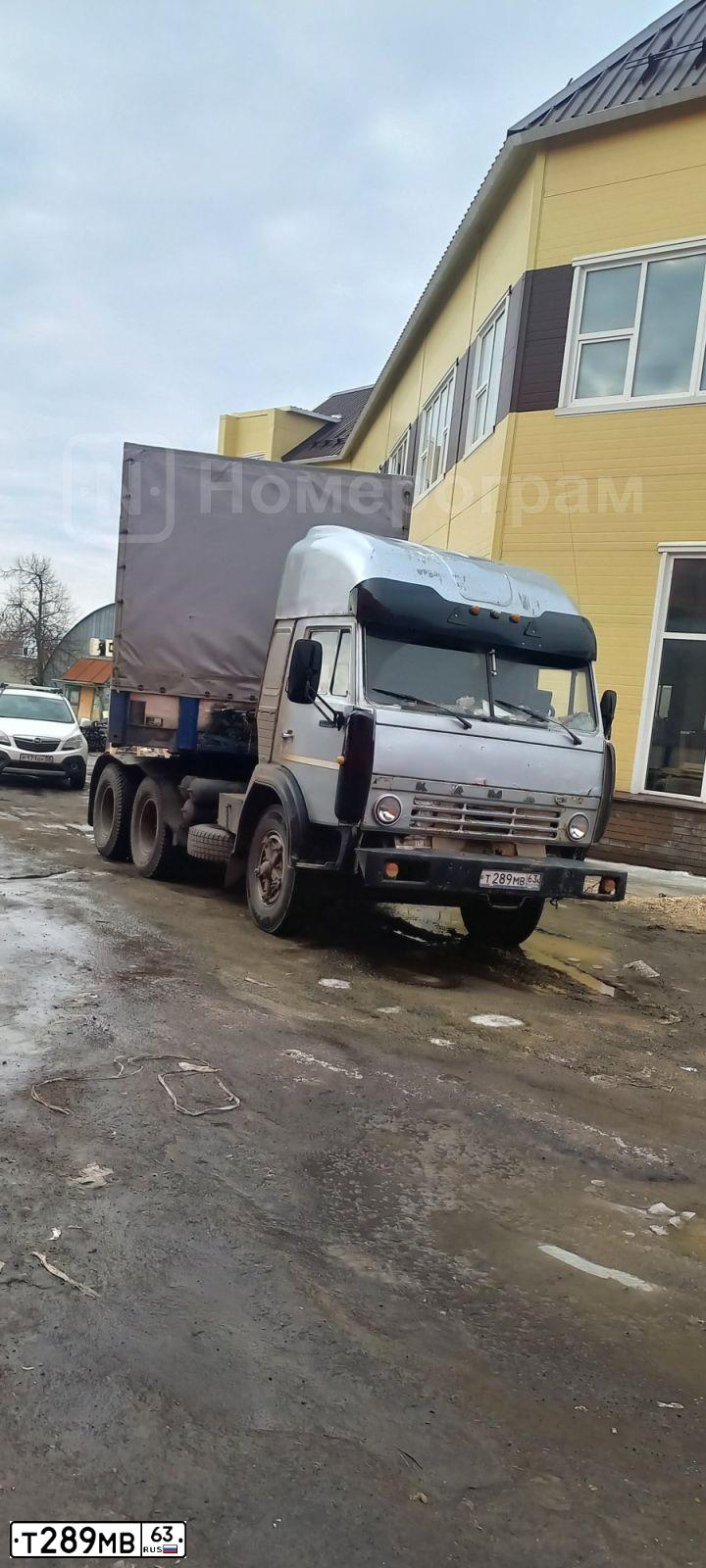 Фото автомобиля KAMAZ 54112 /6X4/, 1993 — госномер Т289МВ63. Цвет: НЕИЗВЕСТНЫЙ
