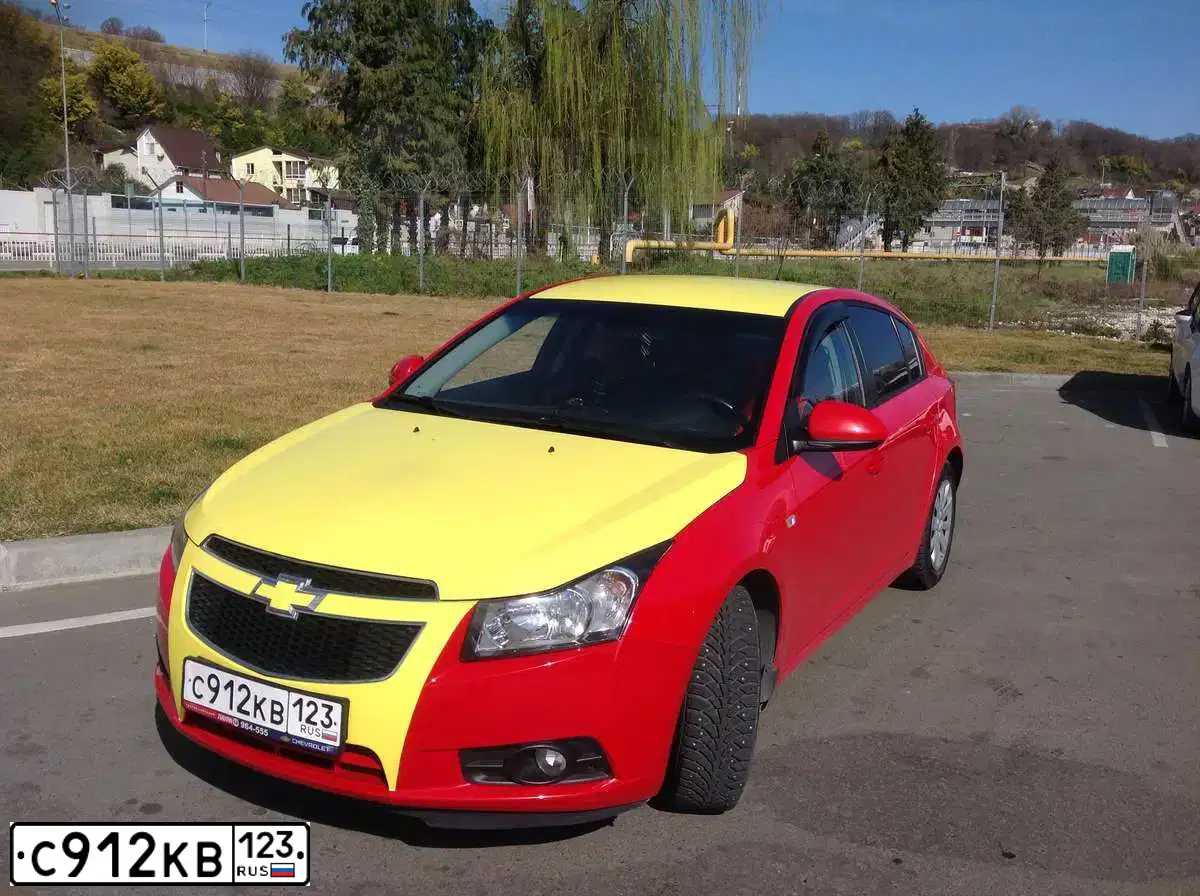Фото автомобиля CHEVROLET CRUZE, 2012 — госномер В219МУ761