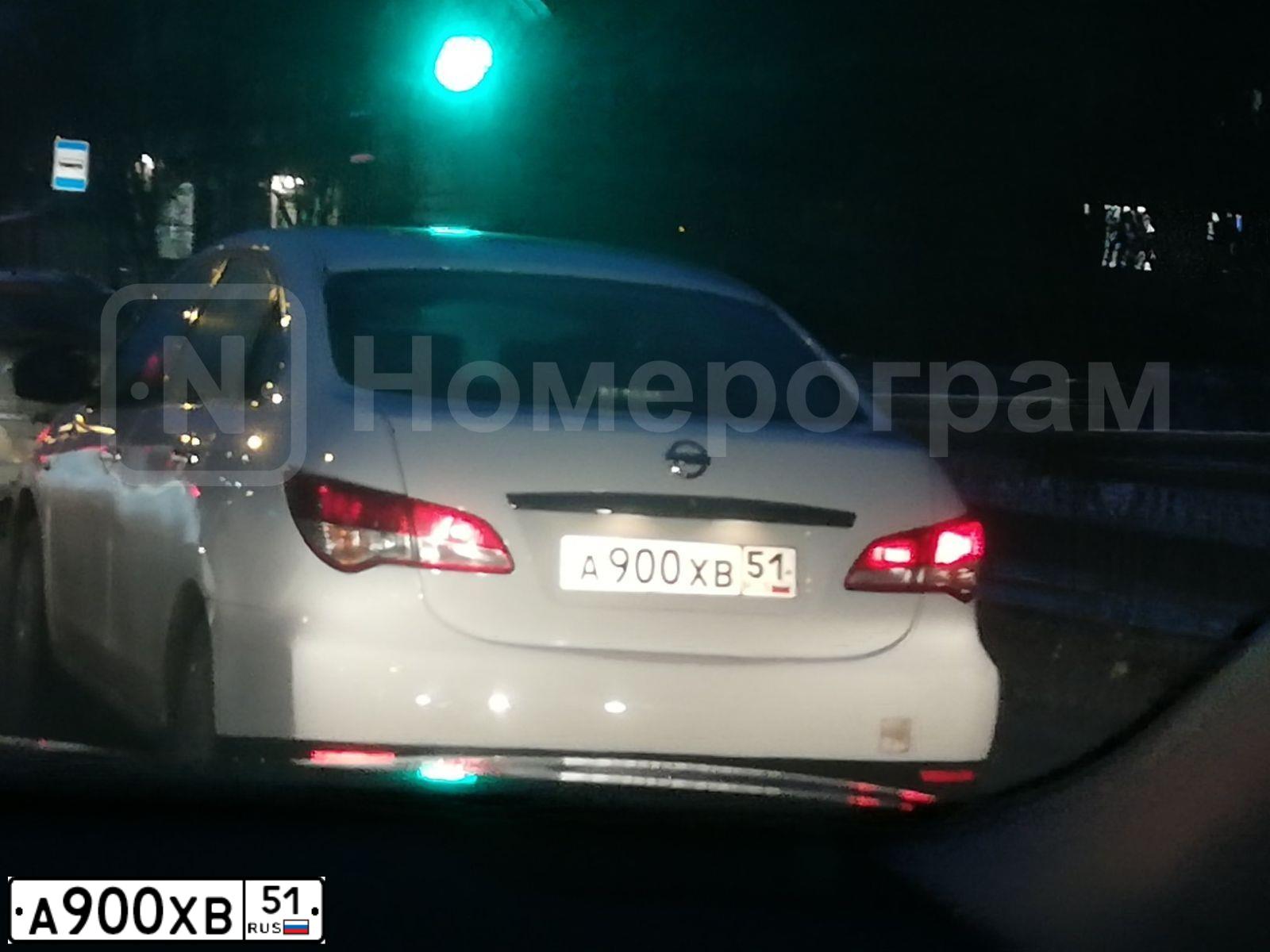 Фото автомобиля NISSAN ALMERA /AVTOVAZ/, 2016 — госномер Е431НУ51. Цвет: Белый