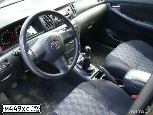 Фото автомобиля TOYOTA COROLLA, 2006 — госномер А652МС177. Цвет: ЧЕРНЫЙ
