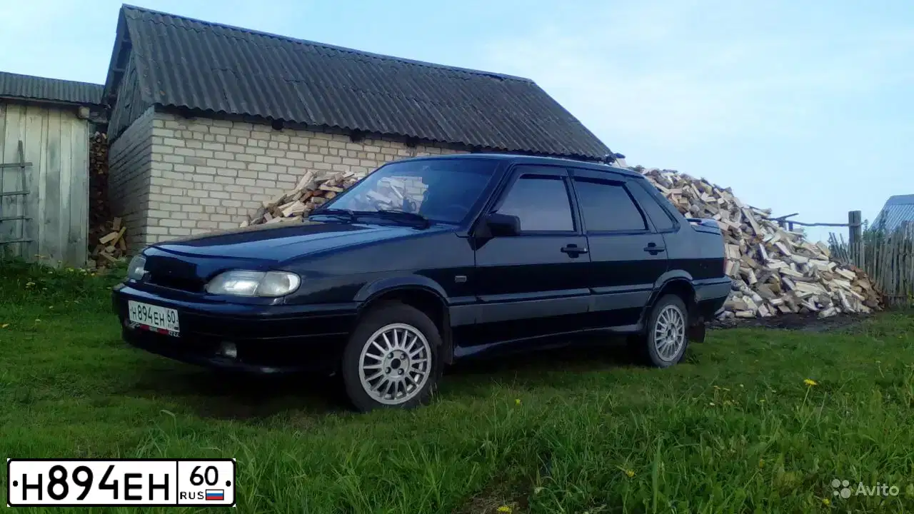 Фото автомобиля LADA 2115 SAMARA, 2006 — госномер Н894ЕН60. Цвет: ЧЕРНЫЙ