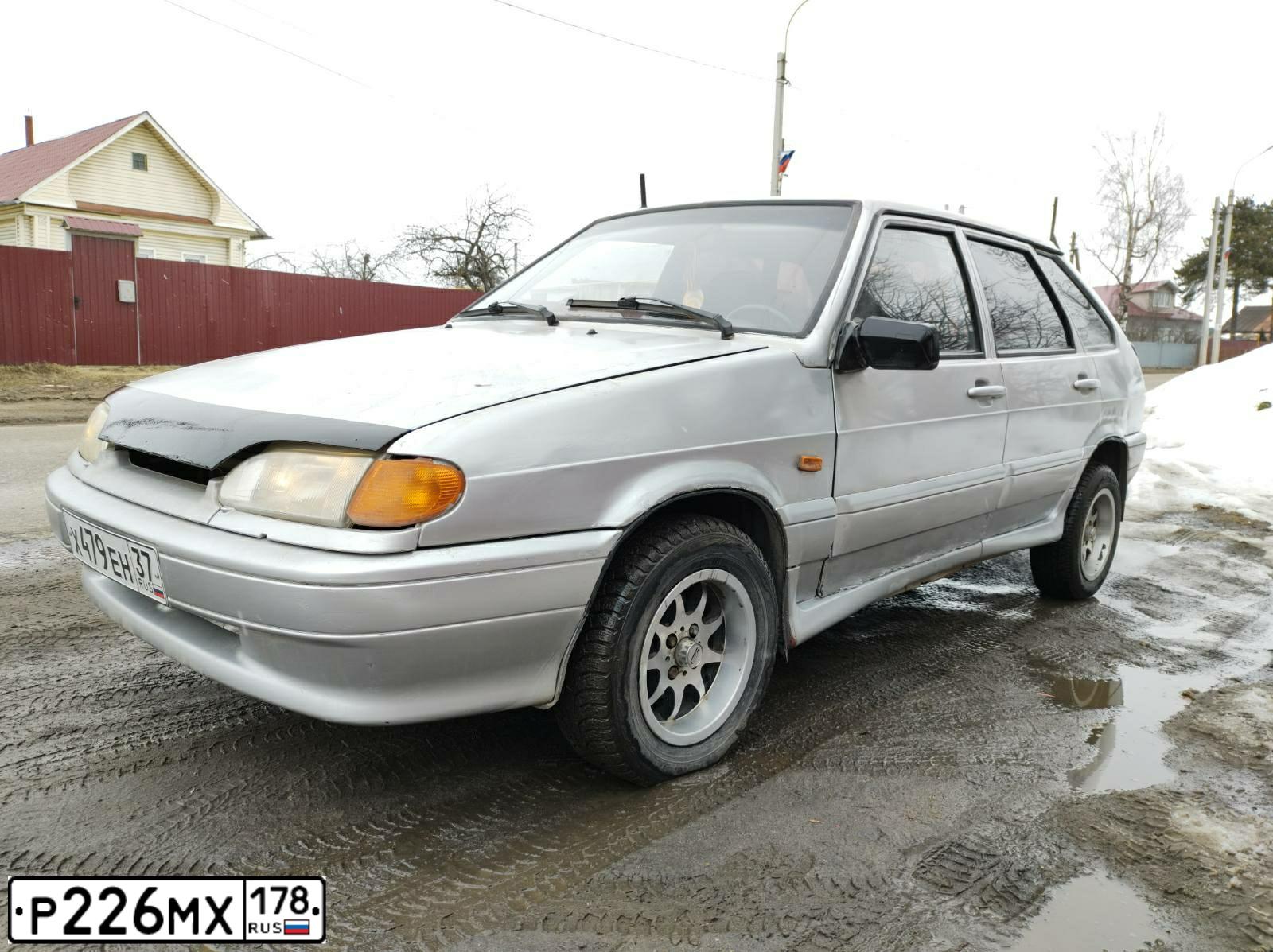 Фото автомобиля LADA 2114 SAMARA, 2008 — госномер Н513КО76. Цвет: СЕРЫЙ