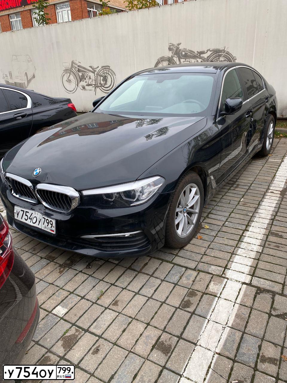 Фото автомобиля BMW W SERIE 5, 2019 — госномер В609ОР761. Цвет: ЧЕРНЫЙ