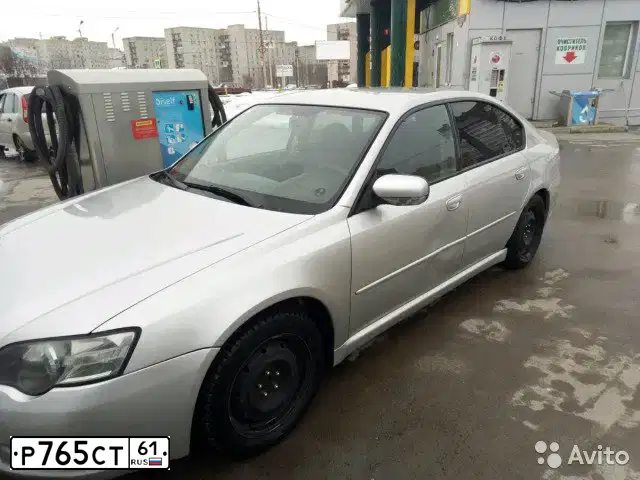 Фото автомобиля SUBARU LEGACY, 2005 — госномер М909НЕ797. Цвет: Серебристый