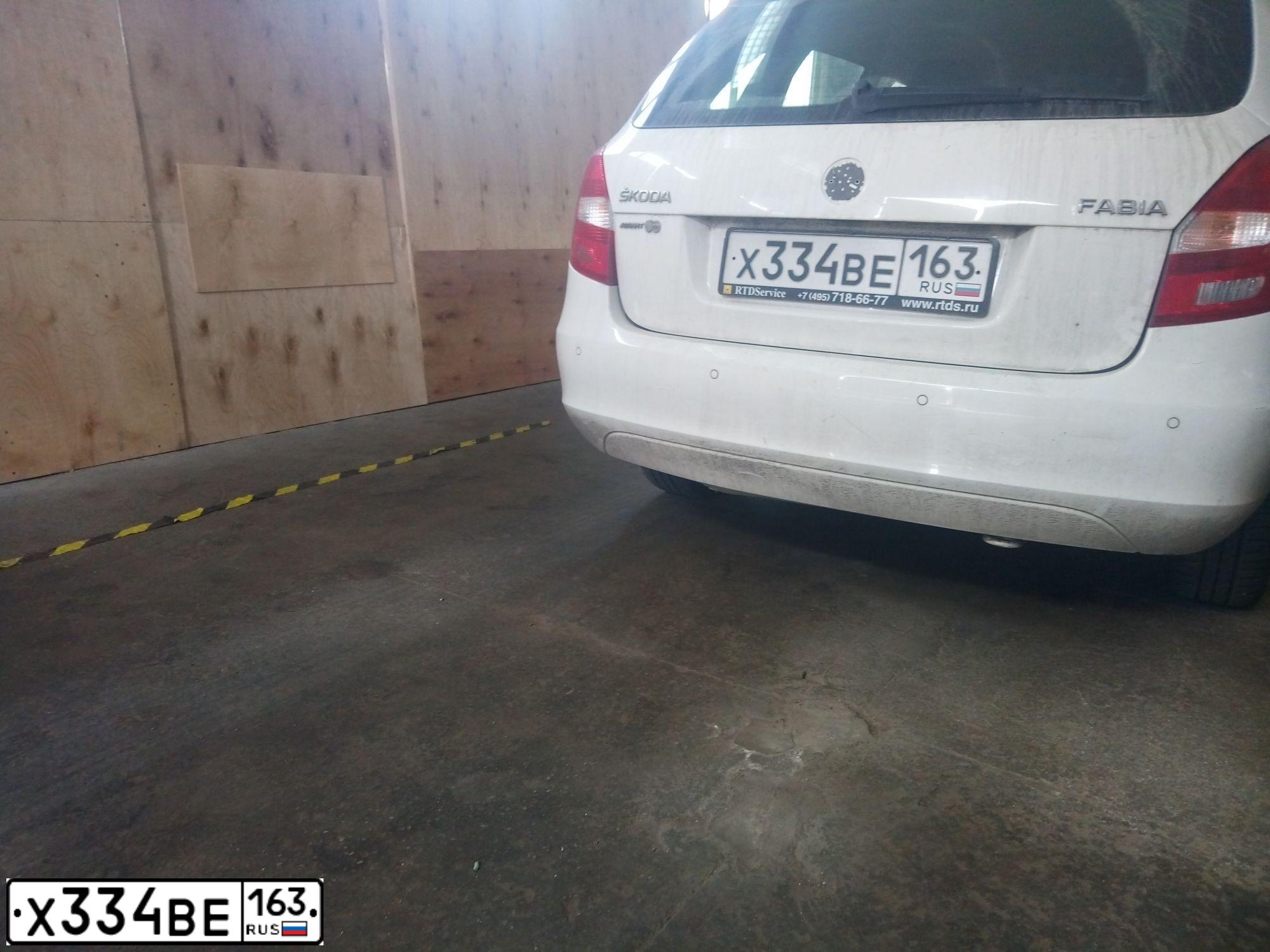 Фото автомобиля SKODA FABIA, 2013 — госномер Х334ВЕ163. Цвет: БЕЛЫЙ