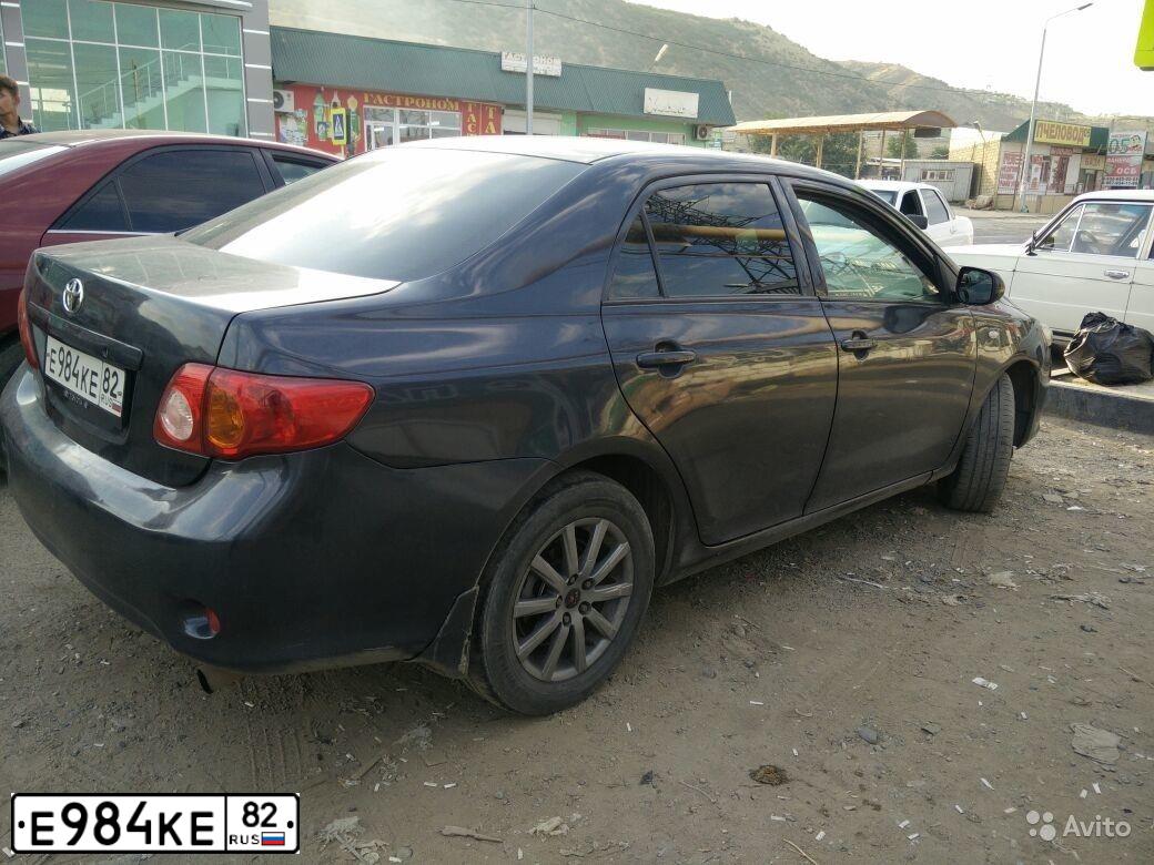 Фото автомобиля TOYOTA COROLLA, 2008 — госномер Р173КУ05. Цвет: СЕРЫЙ