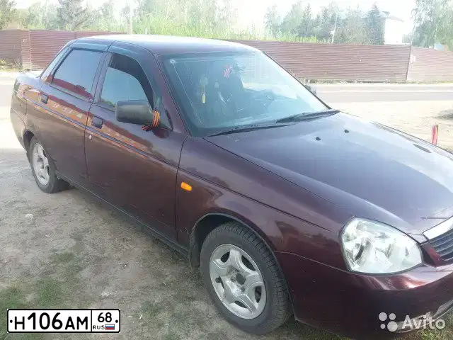 Фото автомобиля LADA 2170 PRIORA, 2008 — госномер К303НЕ68. Цвет: ТЕМНО-ВИШНЕВЫЙ