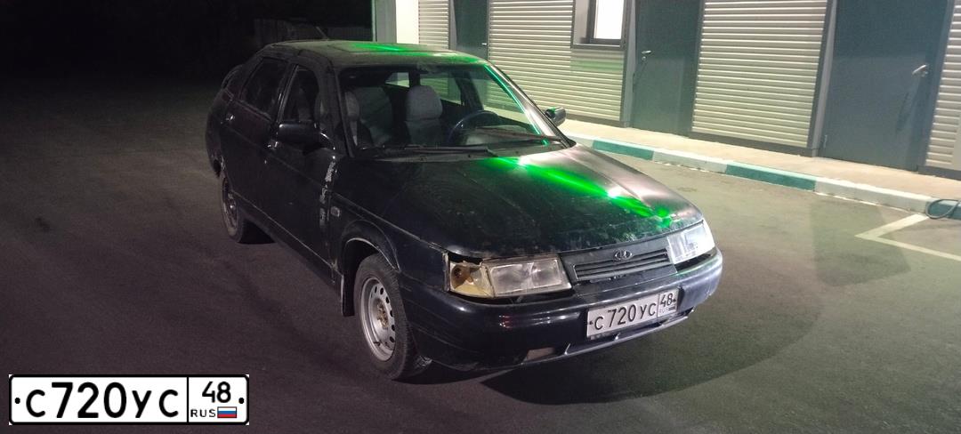 Фото автомобиля LADA 2112, 2004 — госномер С720УС48. Цвет: ГРАФИТОВЫЙ МЕТАЛЛИК