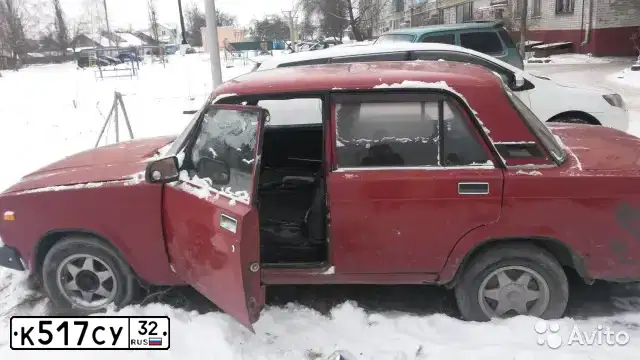 Фото автомобиля VAZ ВАЗ 21074, 1993 — госномер К517СУ32. Цвет: ВИШНЕВЫЙ