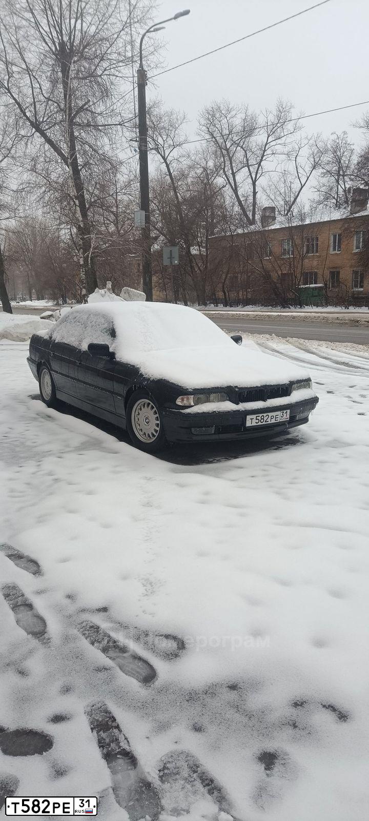 Фото автомобиля BMW SERIE 7, 1999 — госномер Р491РР31. Цвет: ЧЕРНЫЙ