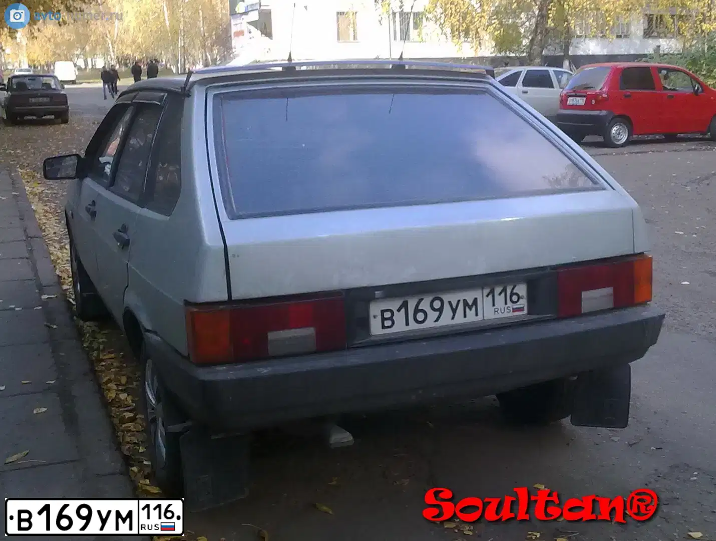 Фото автомобиля LADA 2109 SAMARA, 2003 — госномер М717ТЕ16. Цвет: СЕРЕБРИСТО-ГОЛУБОЙ