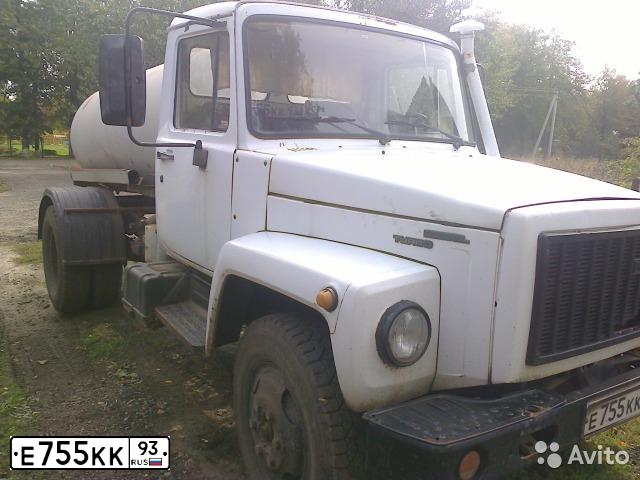 Фото автомобиля GAZ 3307, 2004 — госномер Е755КК93. Цвет: СНЕЖНО-БЕЛЫЙ