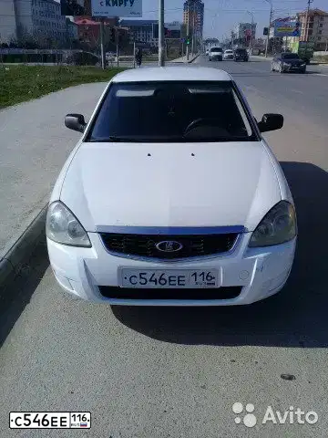 Фото автомобиля LADA PRIORA, 2009 — госномер С418СМ05. Цвет: Белый