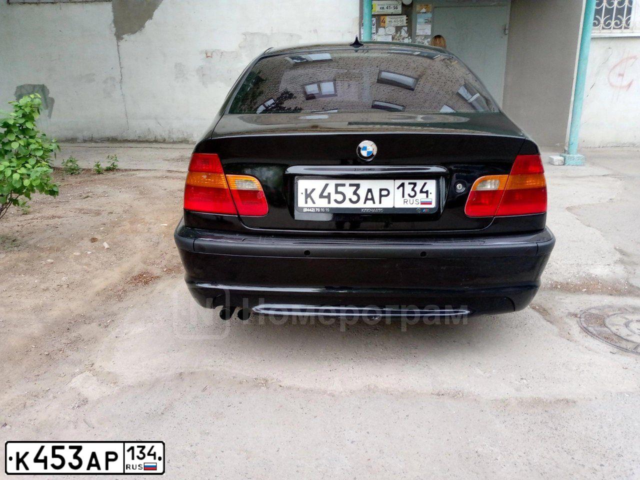 Фото автомобиля BMW SERIE 3, 2002 — госномер У449КО77. Цвет: ЧЕРНЫЙ