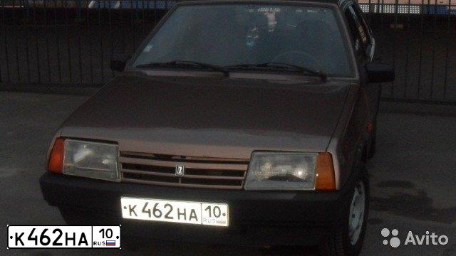 Фото автомобиля LADA 2109 SAMARA, 1995 — госномер К462НА10. Цвет: САНДАЛОВЫЙ