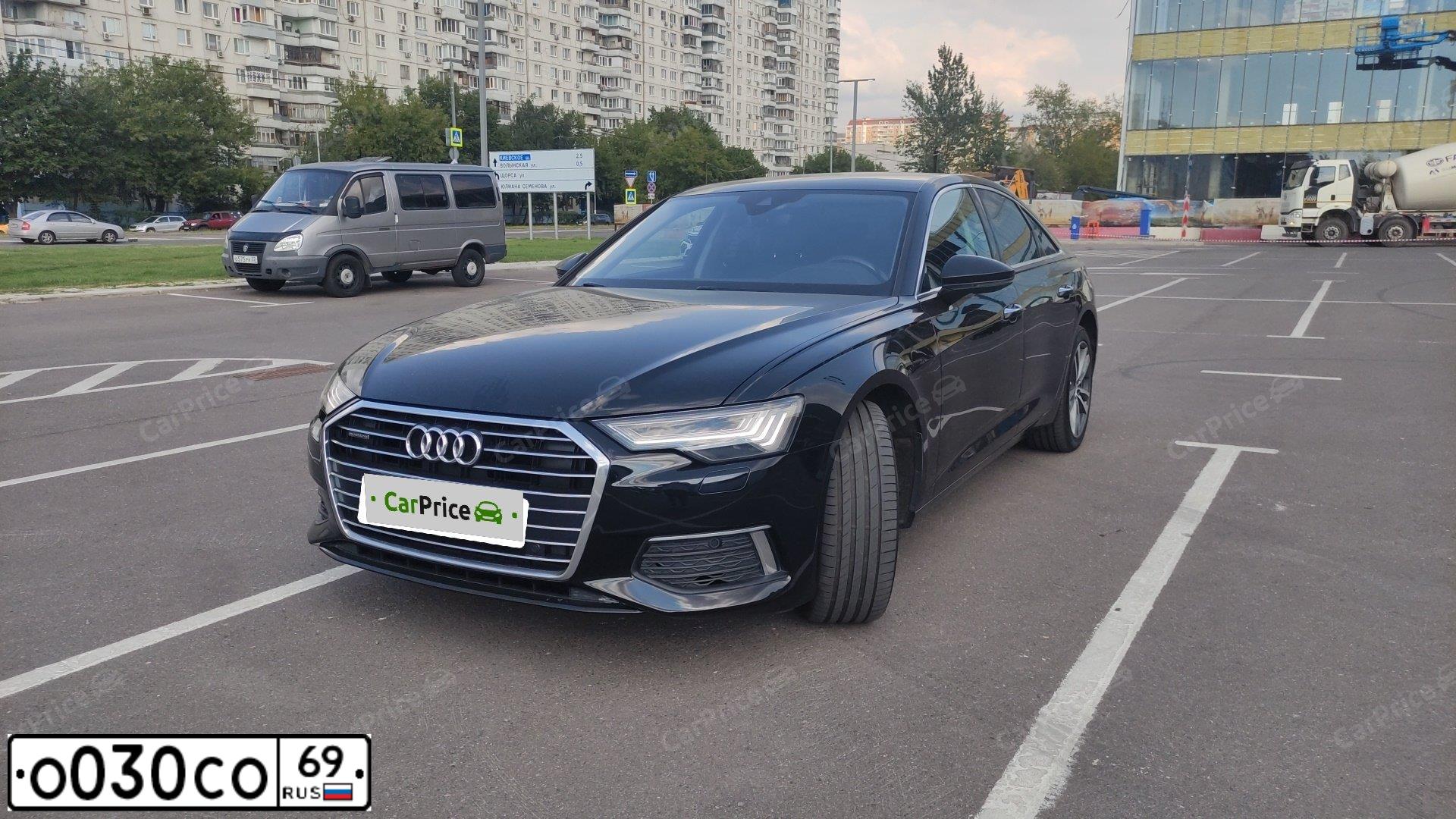Фото автомобиля AUDI A6, 2017 — госномер Р003КМ102. Цвет: ЧЕРНО-СИНИЙ