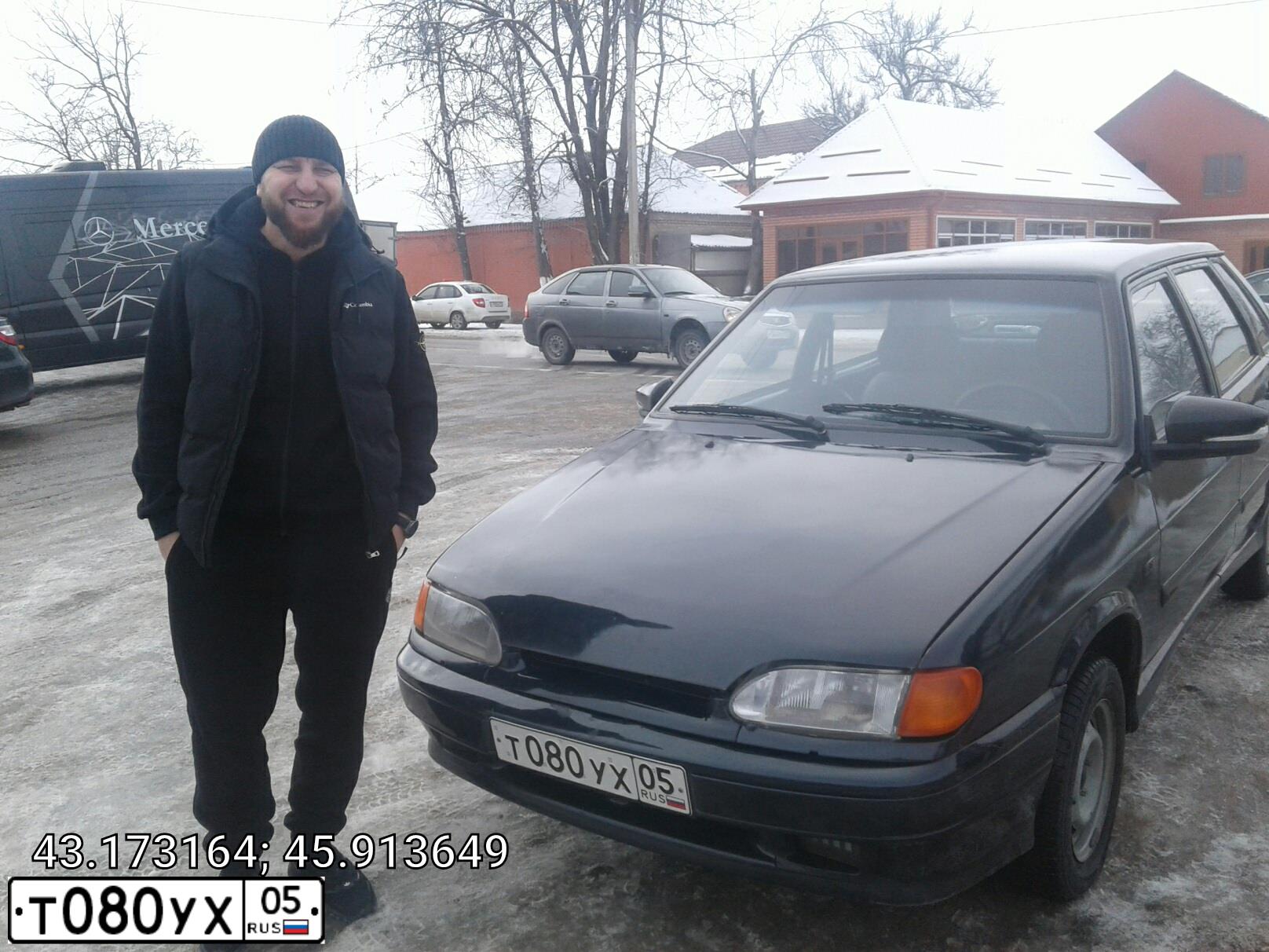 Фото автомобиля LADA 2115 SAMARA, 2007 — госномер Т080УХ05. Цвет: ГРАФИТОВЫЙ МЕТАЛЛИК