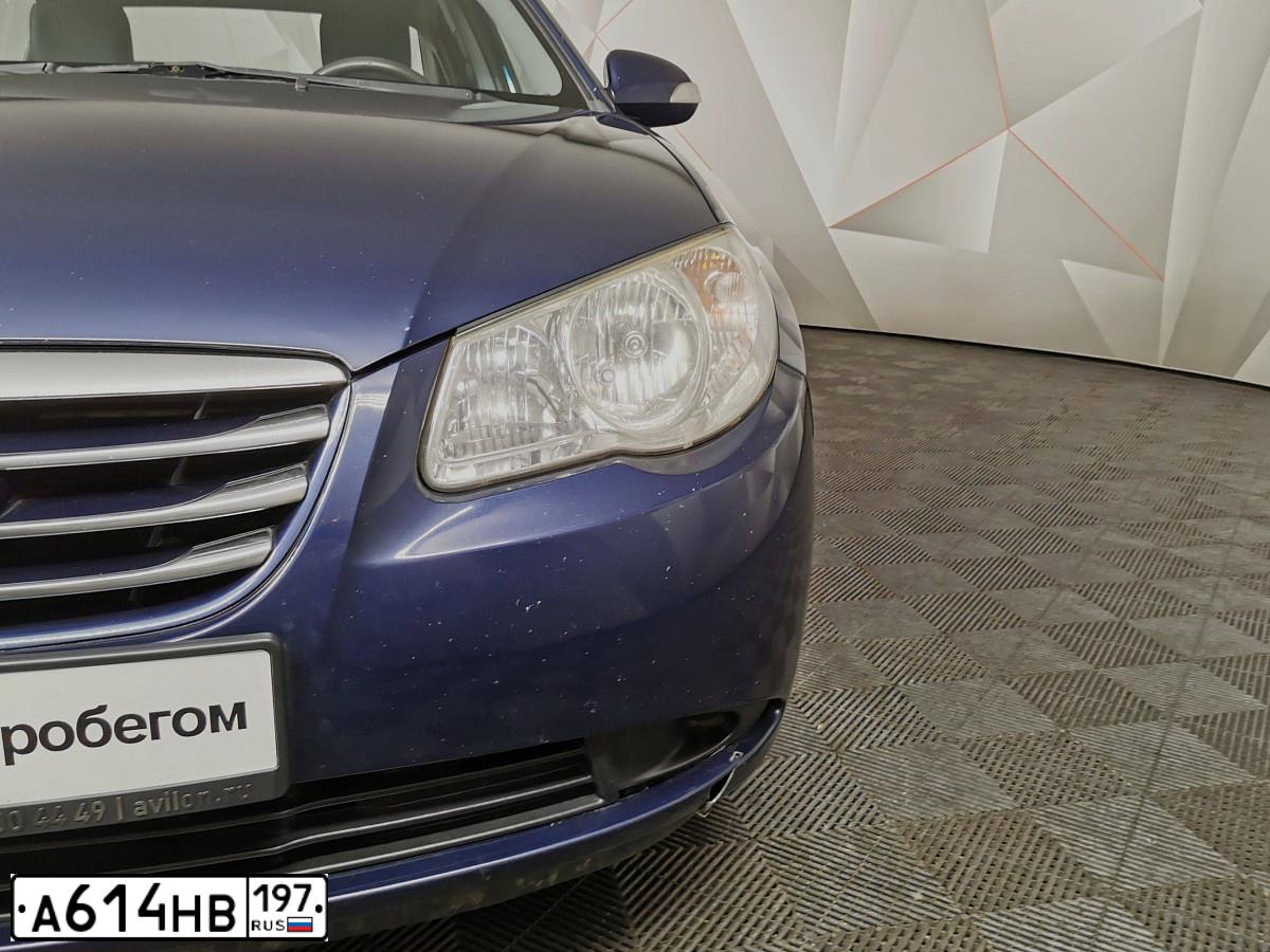 Фото автомобиля HYUNDAI ELANTRA, 2010 — госномер М291НХ13. Цвет: синий