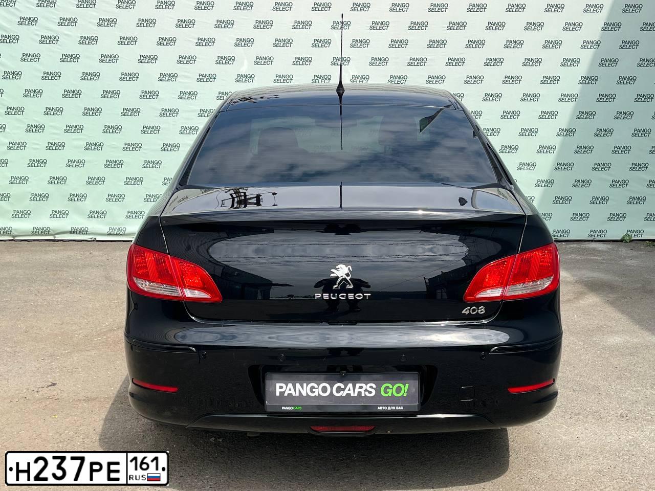 Фото автомобиля PEUGEOT 408, 2012 — госномер М289АУ193. Цвет: ЧЕРНЫЙ