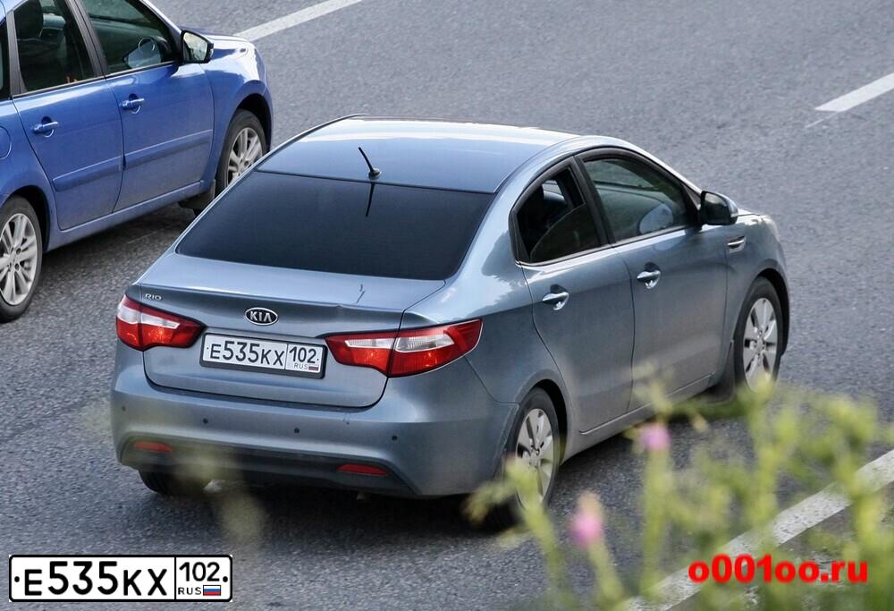 Фото автомобиля LADA 1119 KALINA, 2012 — госномер Е535КХ102. Цвет: СЕРЕБРИСТЫЙ